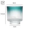 Gradient Nordic Glas Kerzenhalter Glas