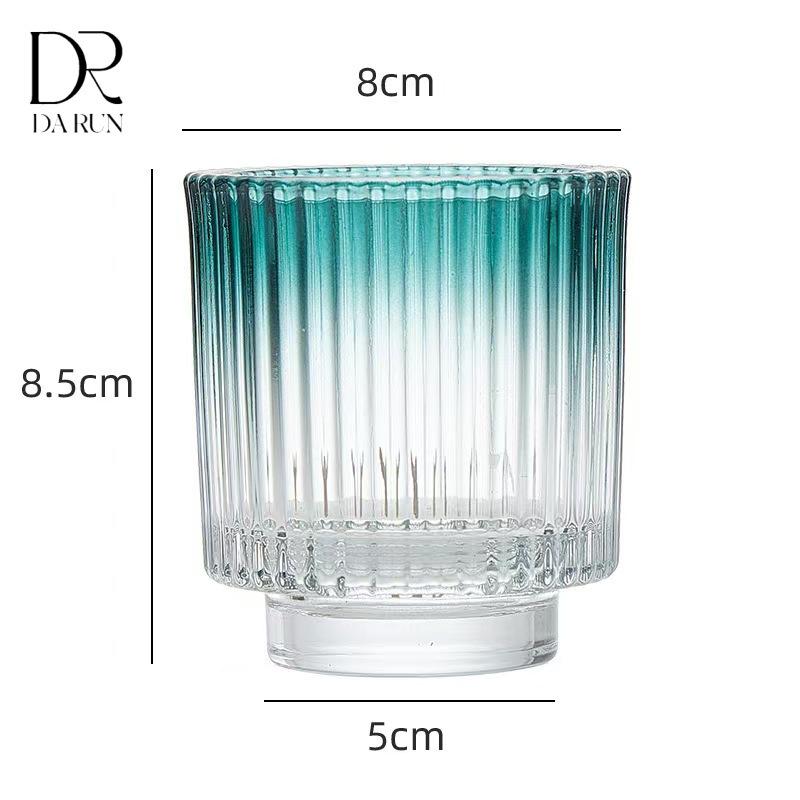 Gradient Nordic Glas Kerzenhalter Glas