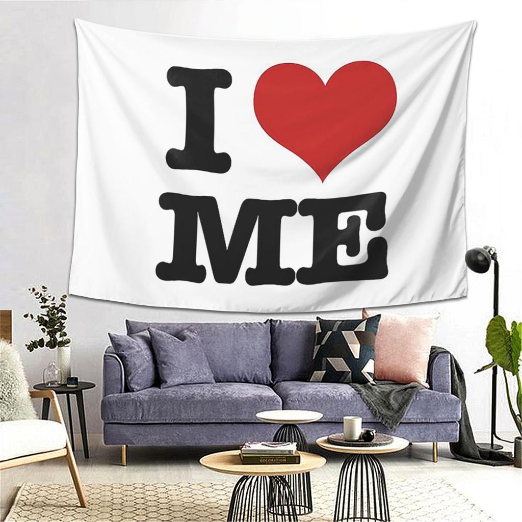 I Love Me Tapestry Wall Hanging Aesthetic Home Decoration Tapestries for Dorm Room
