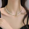 Gold Pearl Crushed Necklace: Women's High-End Clavicle Chain, 2026 Niche Design, Hot New Style, Perfect for Summer.