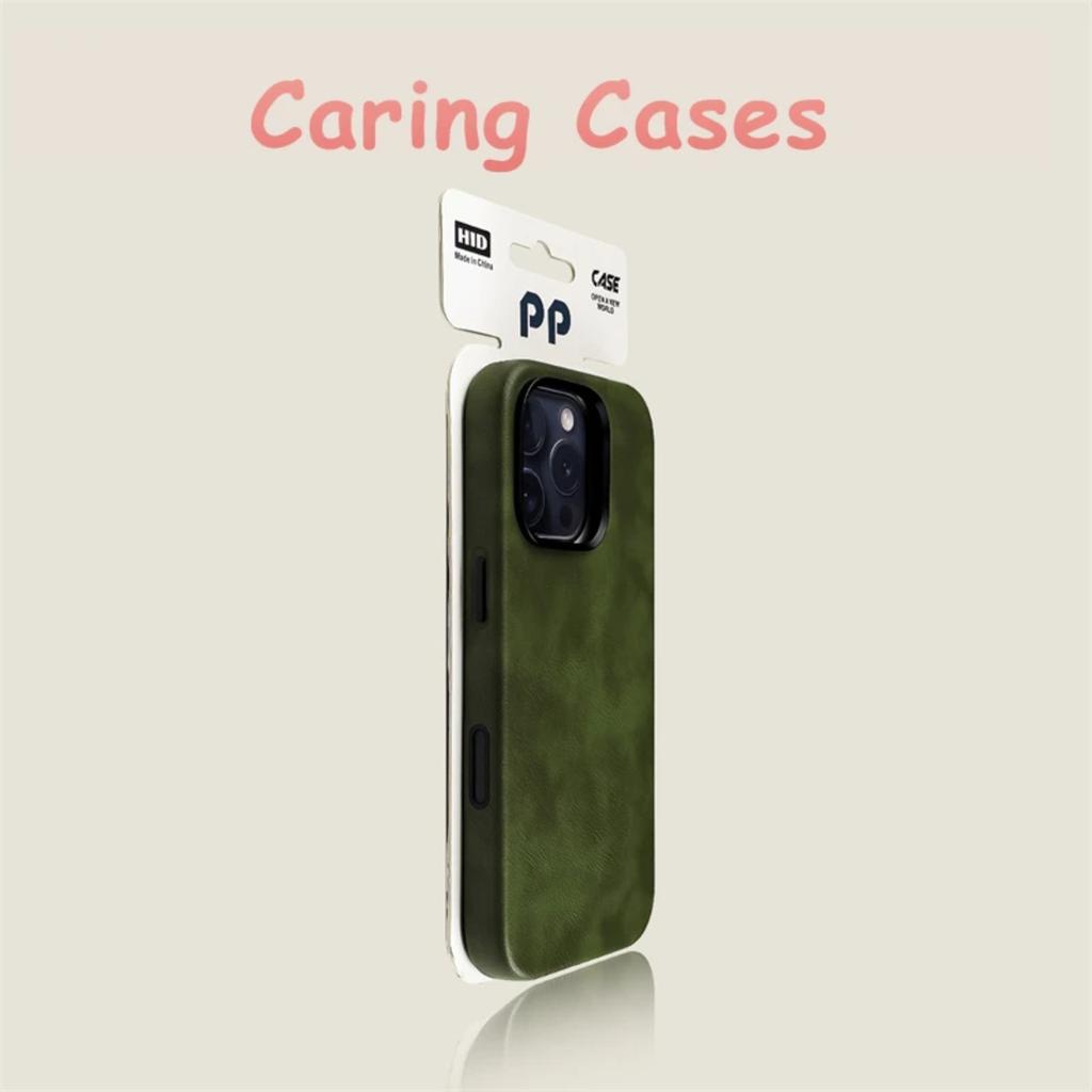 For iPhone 16 Pro Max Case Burgundy Crazy Horse Leather MagSafe Vintage Luxury Shockproof Compatible with iPhone 15 14 13 12