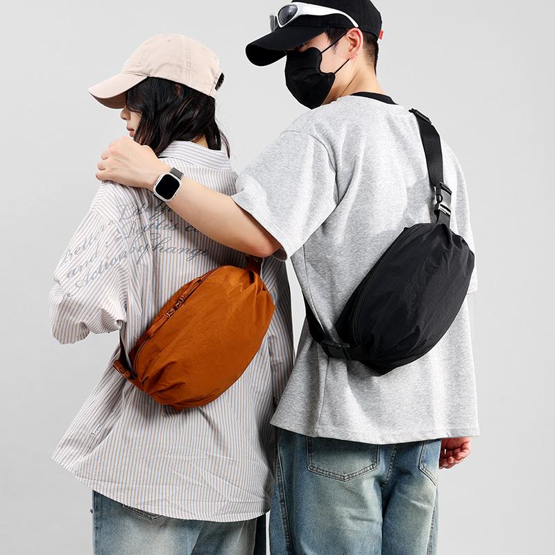 Large Capacity Crossbody Shoulder Bag Women's Sports Outdoor Waterproof Chest Bag