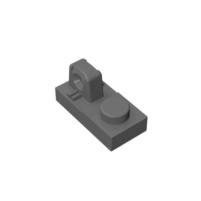 Rainbow Pig MOC Particles 30383 53922 Hinge Plate 1 X 2 Locking Building Blocks Parts DIY Assembles Enlighten Bricks Tech Toy