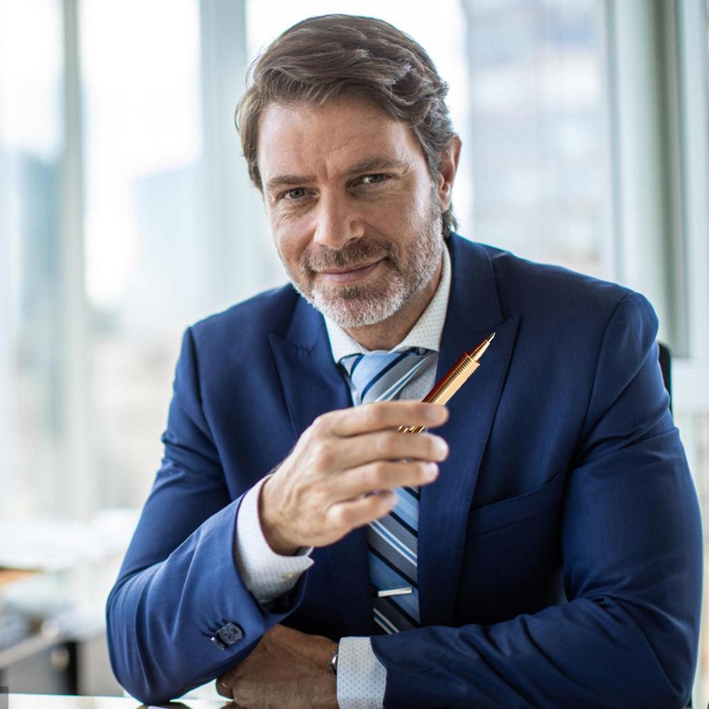 Mini-Stift, kreative Messing-Tagebuchstifte, Tagebuchstifte, kurze Messing-Kugelschreiber zum Tagebuchschreiben, Messing-Schreibwerkzeuge für die Heimschule