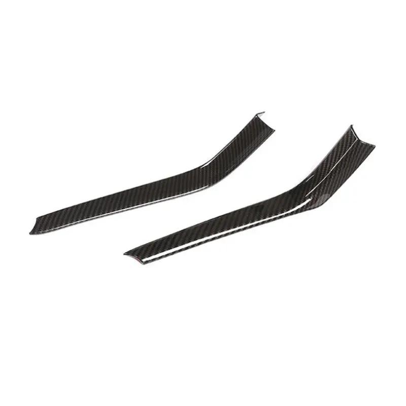 For Mercedes-Benz GL ML GLE GLS Class W166 X166 2pcs Center Gear Shift Side Strip Cup Holder Cover Strip Trim Car Interior