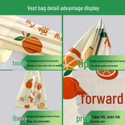 Food-Grade Disposable Takeaway Plastic Bags – Small & Large White, Red, Transparent