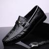 Echtes Leder Herren Freizeitschuhe Marke Fahrschuhe Herren Bequeme Slipper Herren Allround Mokassin Hohe Qualität Herren Flachschuhe