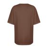 Women's T Shirt Tee Print Short Sleeve V-Neck Button Up Cardigan T-shirt Top