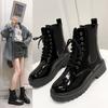 Martin boots women's British style 2025 new models in cool fashion black small short boots thick heel large size women's boots