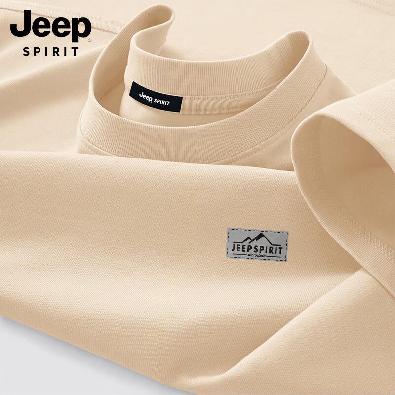 

JEEP SPIRIT Men s 2026 Summer Loose Fit Short Sleeve T-shirt M