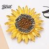 Flower Accessory Brooch Pin Large Sunflower Design Lapel Pin