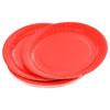 Set de 20 assiettes carton 23 cm Unies rouge