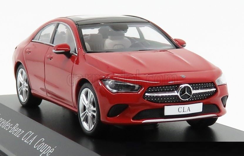 SPARK Mercedes-Benz Diecast Car 1/43 Scale BENZ CLA-Class Coupe (C118) 2019 (Jupiter Red) [Parallel Import]