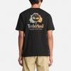 Timberland Comfortable Cotton Short Sleeve Outdoor Casual Breathable T-Shirt Men Tops Black A6A8B001