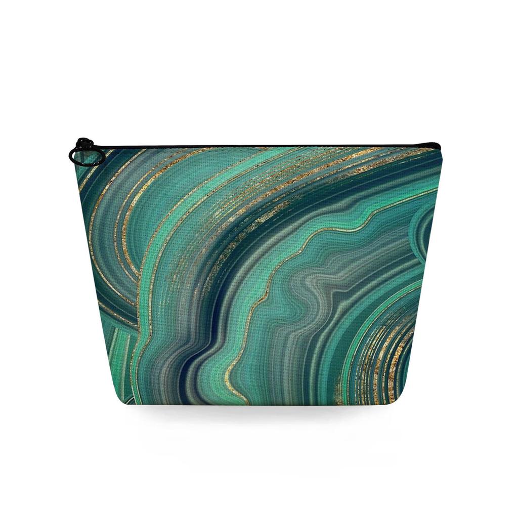 Women Geometric figure Print Cosmetic Bag Toiletries Organize Travel Storage Case 6720 KTB