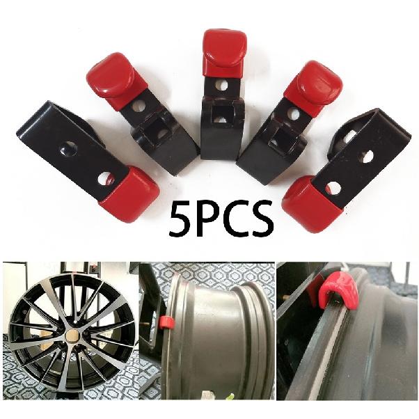 5x Metal Holder Wall Mounted Hanging Wheel Rim Hub Hooks Shop Display Stand Rack