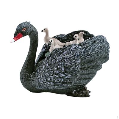 Goose Statue Swan Figurine Animal Sculpture Ornament for Housewarming Swimming Pools