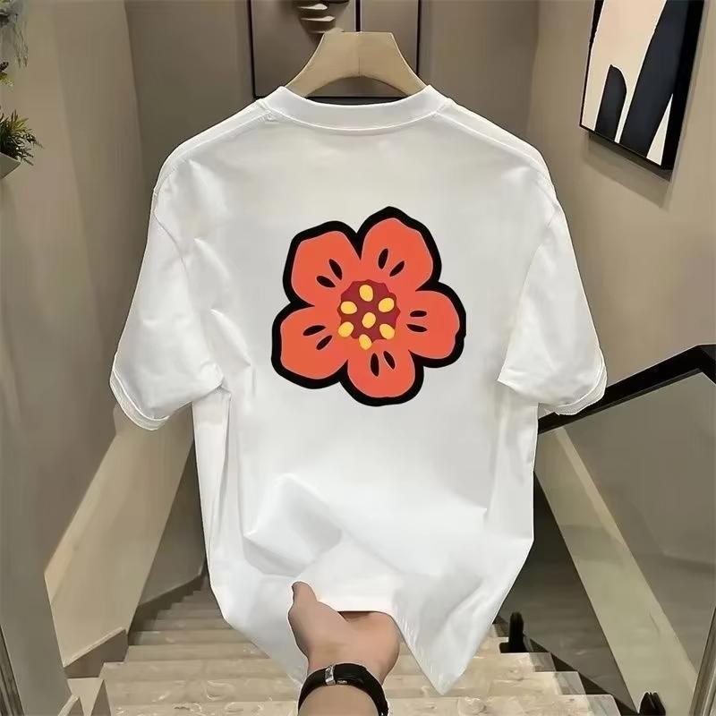2026 New Cartoon Floral Unisexs and woUnisexs Shortsleeved Street Style Tshirt