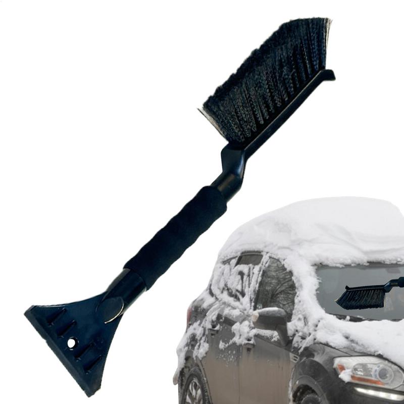2 In 1 Car Snow Brush and Ice Scraper Car Scraper Snow Brush Ergonomic Foam Grip Window Ice Scraper Snow Cleaner For Car SUV
