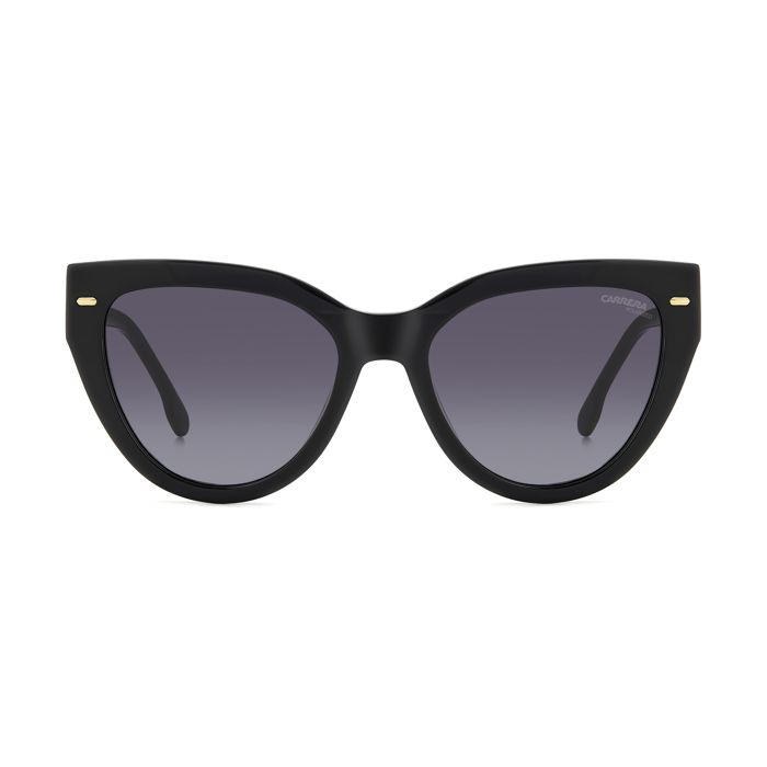 Lunettes de Soleil Carrera CARRERA 3017/S 55/19/140 BLACK/GREY SHADED POLARIZED acétate femme CARRERA 3017/S