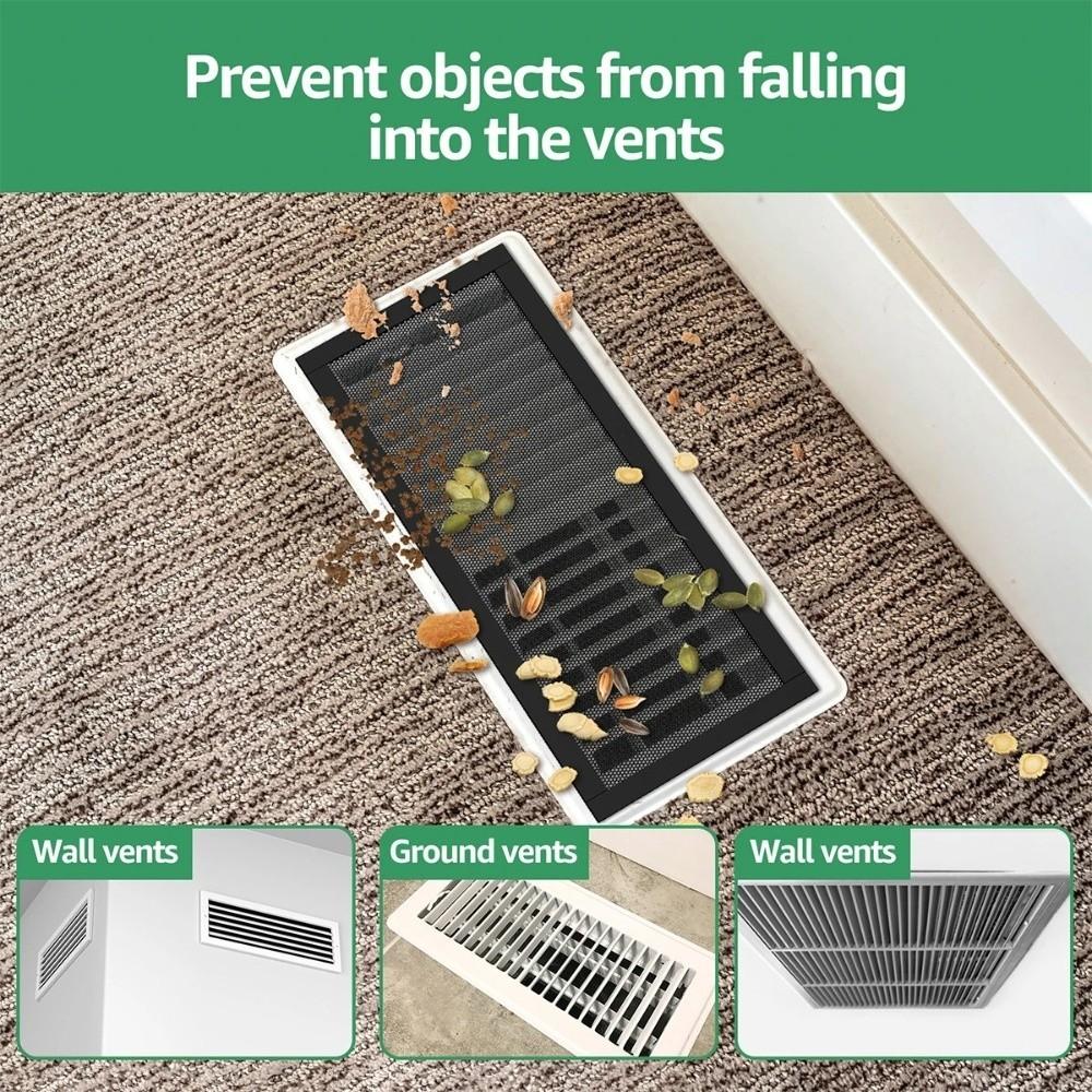 1/2Pcs Thickened Floor Register Vent Covers 4 X 10'' Vent Covers Mesh Home Improvement