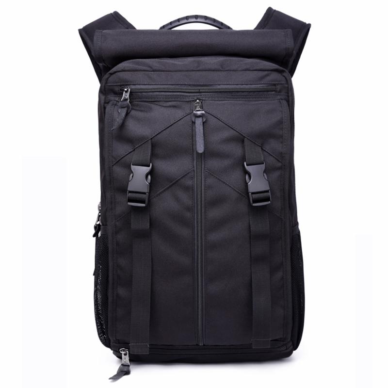 SY Outdoor Creative Fashion Multifunctional Oxford Cloth Backpack Men Outdoor Sports Travel Bag Large Capacity Waterproof Mountaineering Bag for Men Black