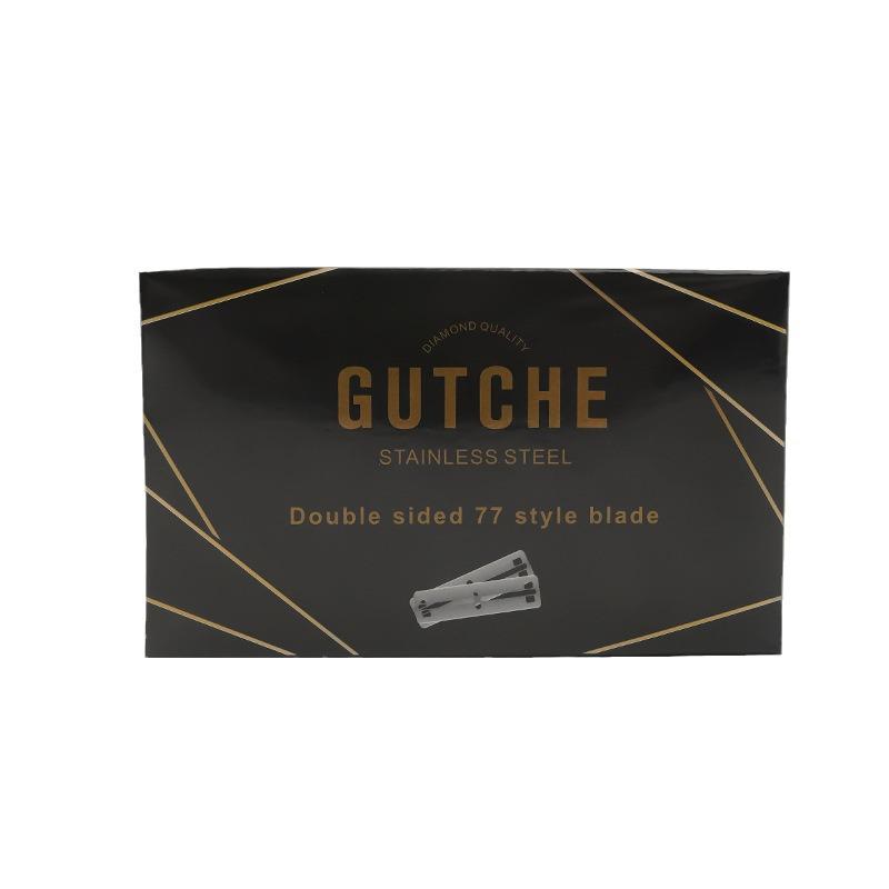 Stainless Steel Double-Sided Replaceable Razor Blades for Shaving & Eyebrow Trimming (77 Blades)