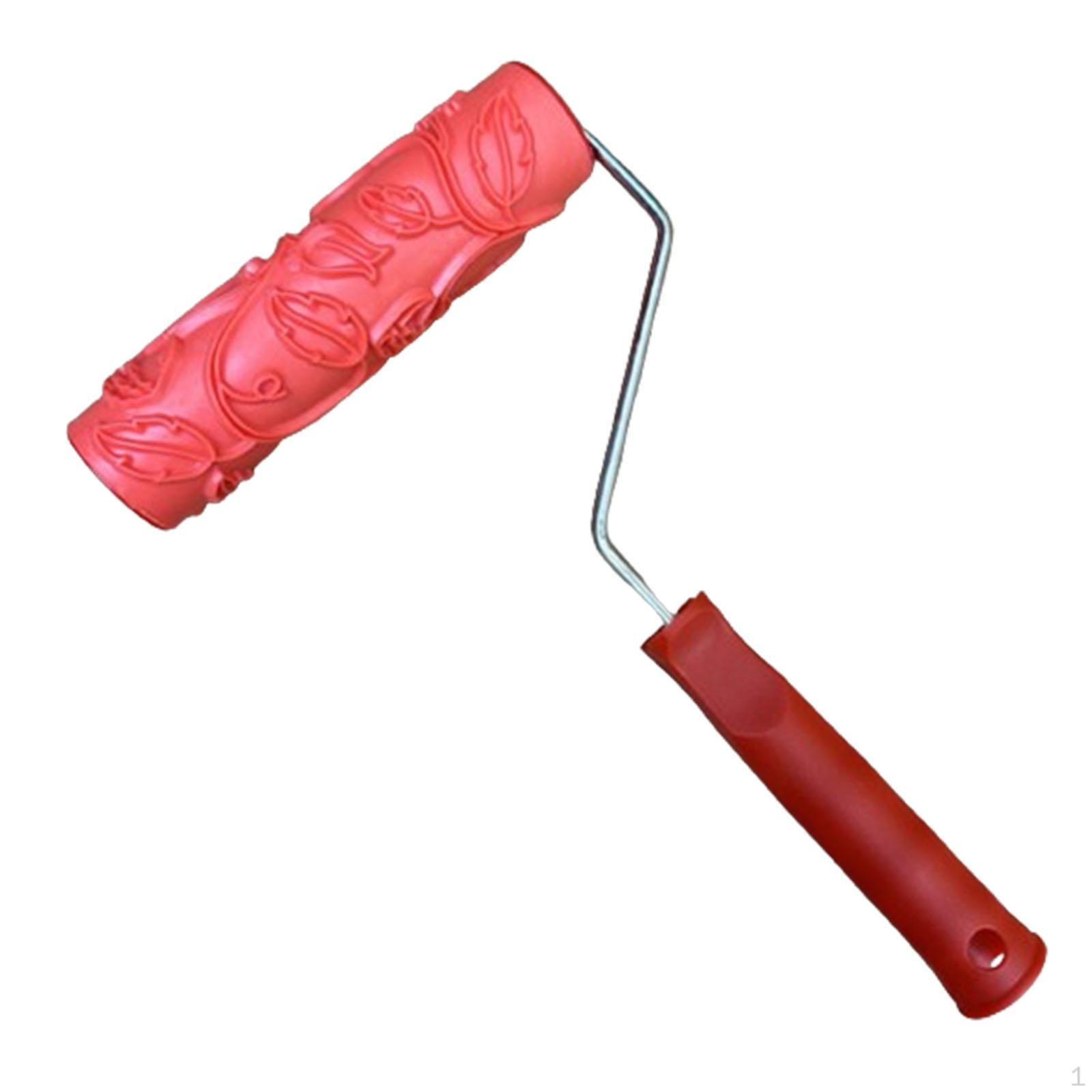 

178 мм текстурированная резиновая валиковая щетка для декоративной замены инструмента для домашнего использования Style C