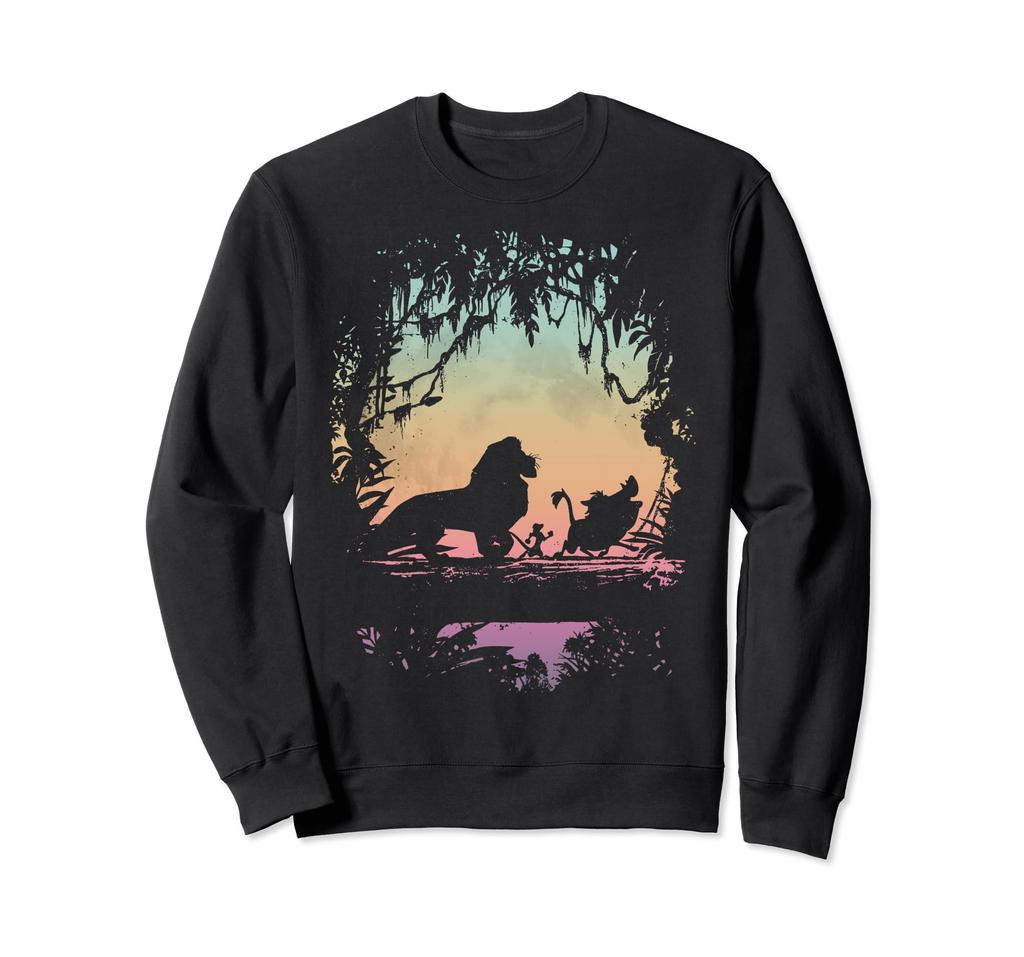 Disney König der Löwen Farbverlauf Dschungel Trio Sweatshirt
