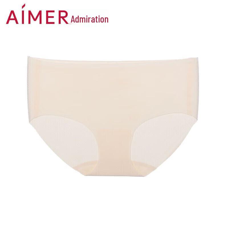 Aimer Women's Seamless Antibacterial Mid-Rise Boy Shorts AM233941