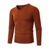 Men S V Neck Knit Sweater Casual Pullover Winter Loose Fit