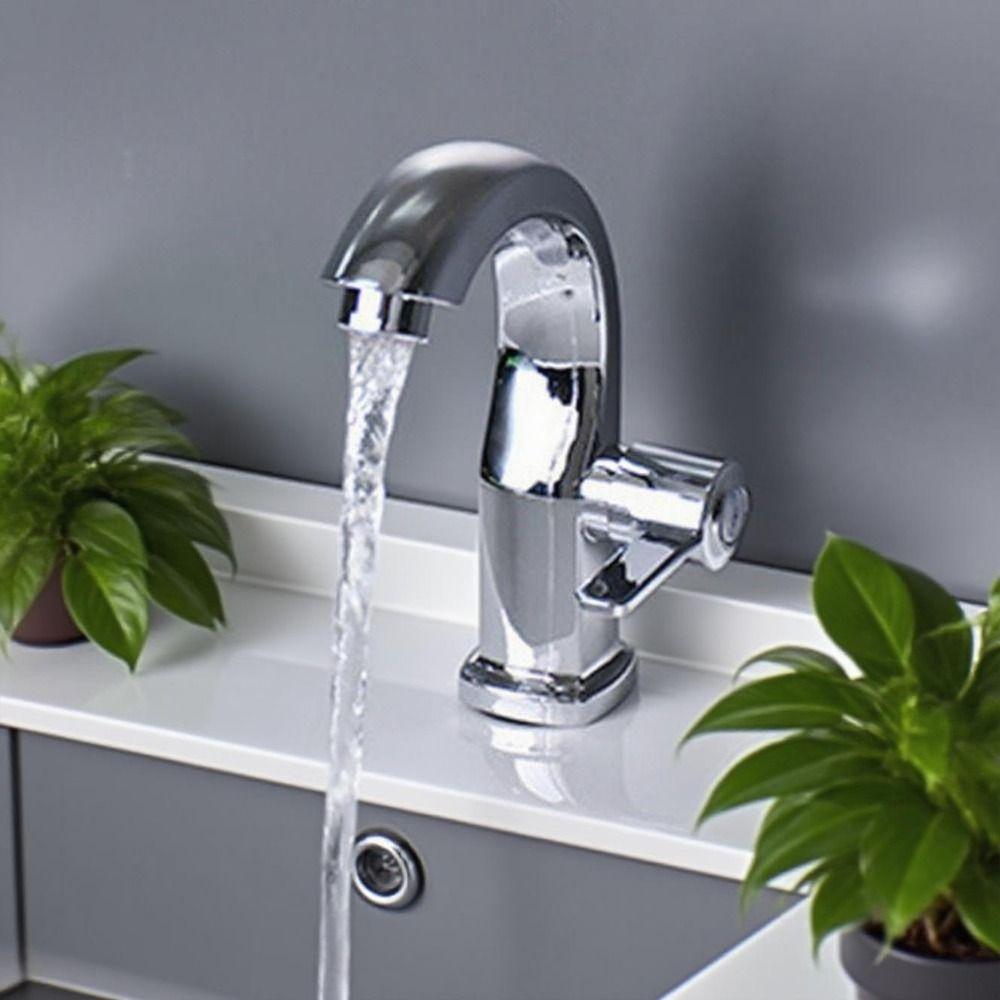Multifunction Bathroom Basin Faucet Single Cold Deck Mounted Sink Faucet  Kitchen