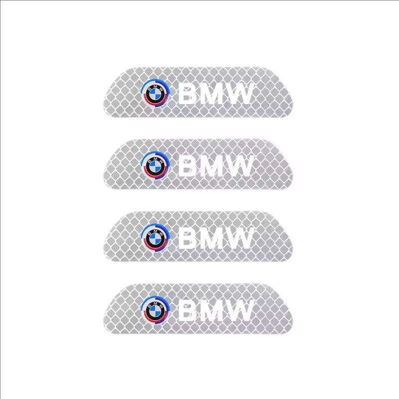 4Pcs Car Door Sticker Safety Warning Reflective Mark For BMW G80 G06 G07 G42 G14 G15 G16 F82 X1 X3 X5 X7 M1 M2 M3 M4 M5 M6 M7 YL6