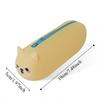 Large Capacity Portable Stationery Box Soft Texture Cartoon Animal Pencil Case  Daily Use