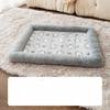 Hundematte Herbst und Winter Verdickt mit Wolle Einfassung Hundehütte Katzenhütte Warmer Hundeplatz Kleine Hundeschlafmatte Haustier Hundehütte