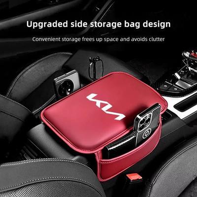 Car Armrest Box Mat Center Console Storage Bag Accessories for Rio Soul Seltos Forte K5 K3 Niro Sorento Stinger Sportage