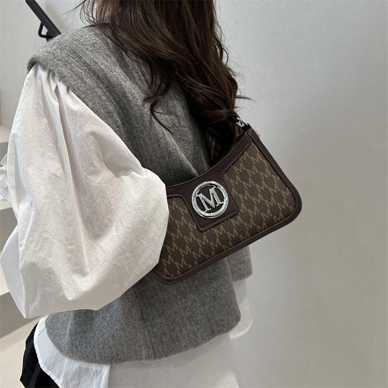 Neuer Alphabet Premium Retro Damen Trend Vielseitig Ein Schulter Schräg Span Tasche Damen Tasche Personalisiert