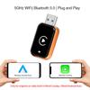 Wireless CarPlay Android Auto Apple Carplay Wireless Android Auto Orange Mini Car Play Adapter 2in1 AI Smart Box Bluetooth