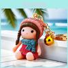 Adorable Resin Keychain For Kids Featuring Sparkling Doll Keyring For Girls Perfect Gift
