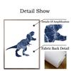 Blue Dinosaur T-Rex Brachiosaurus Wall Art Canvas Painting Nordic Dino Posters And Prints Wall Pictures For Baby Kids Room Decor