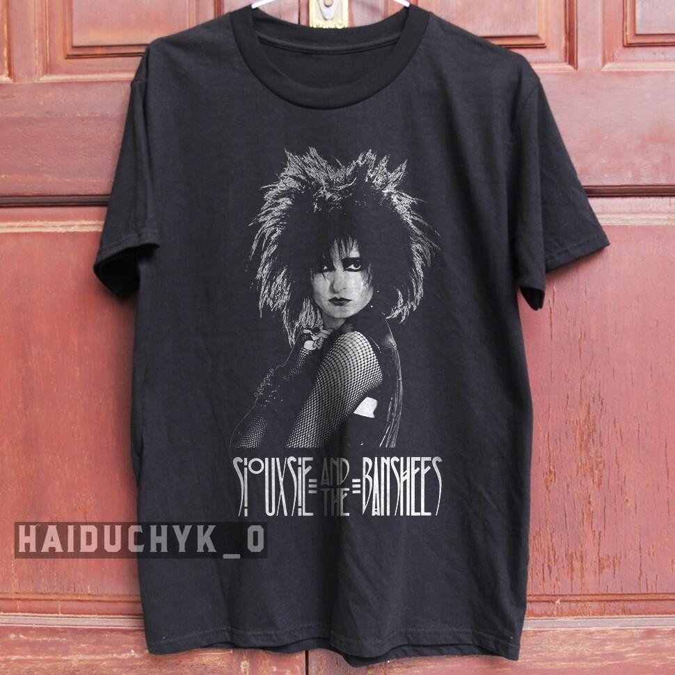 Siouxsie And The Banshees Retro Unisex Black T-shirt Size S-5XL Unisex T-Shirt