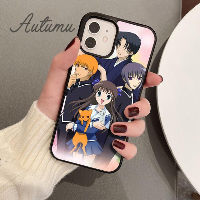 Fruits Basket Anime Handyhülle für iPhone 11 12 13 14 Pro Max mini X XR XS SE 2020 6S 7 8 Plus Samsung Galaxy S21 S22 Hülle