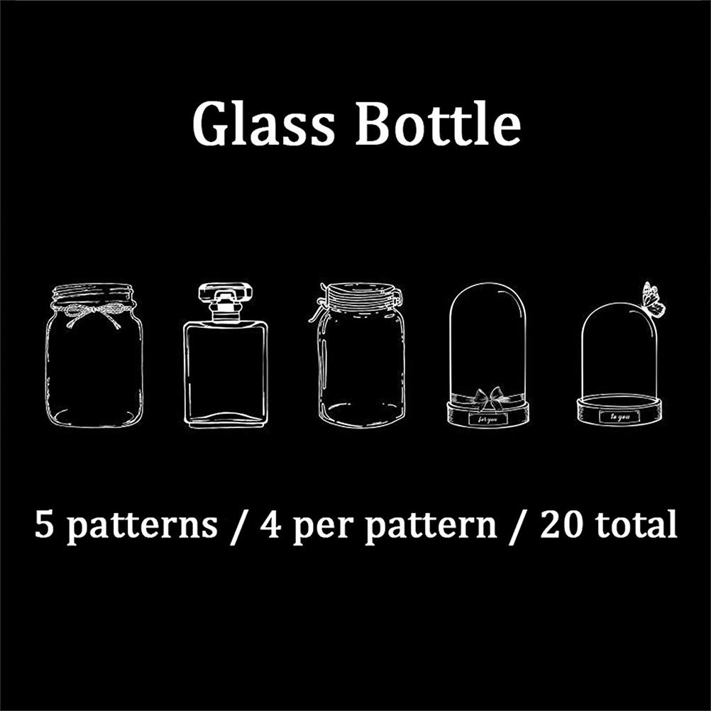 

20 шт. прозрачные закладки из сухоцветов самодельные красивые закладки из цветов своими руками сухоцвет