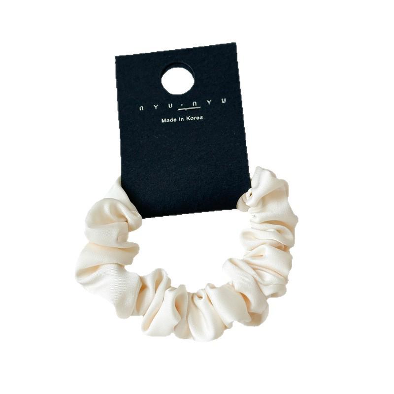 Wszechstronna satynowa gumka do włosów w stylu francuskim: Damska gumka do wysokiego kucyka, styl koreański