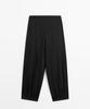 Masimodutti Fluid Linen Sarouel Pants