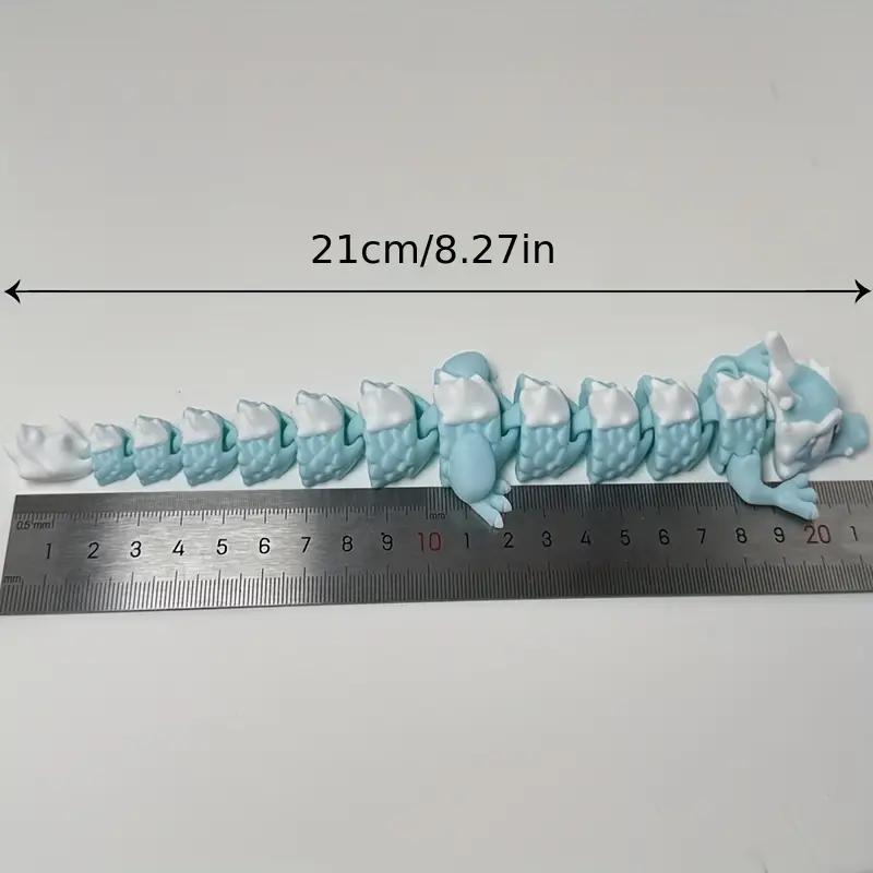 3D Printed Cute Dragon Statues, Movable Joints, Desktop Collectible Dragon Models, Perfect Gifts for Teenagers and Adults