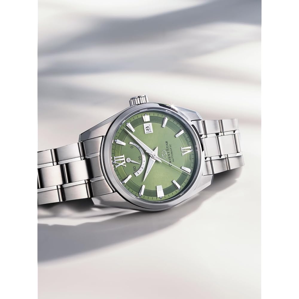 Orient Star Automatic Men's Watch Contemporary Date Mechanical Japanese Made Green with 2-Year Domestic Warranty
