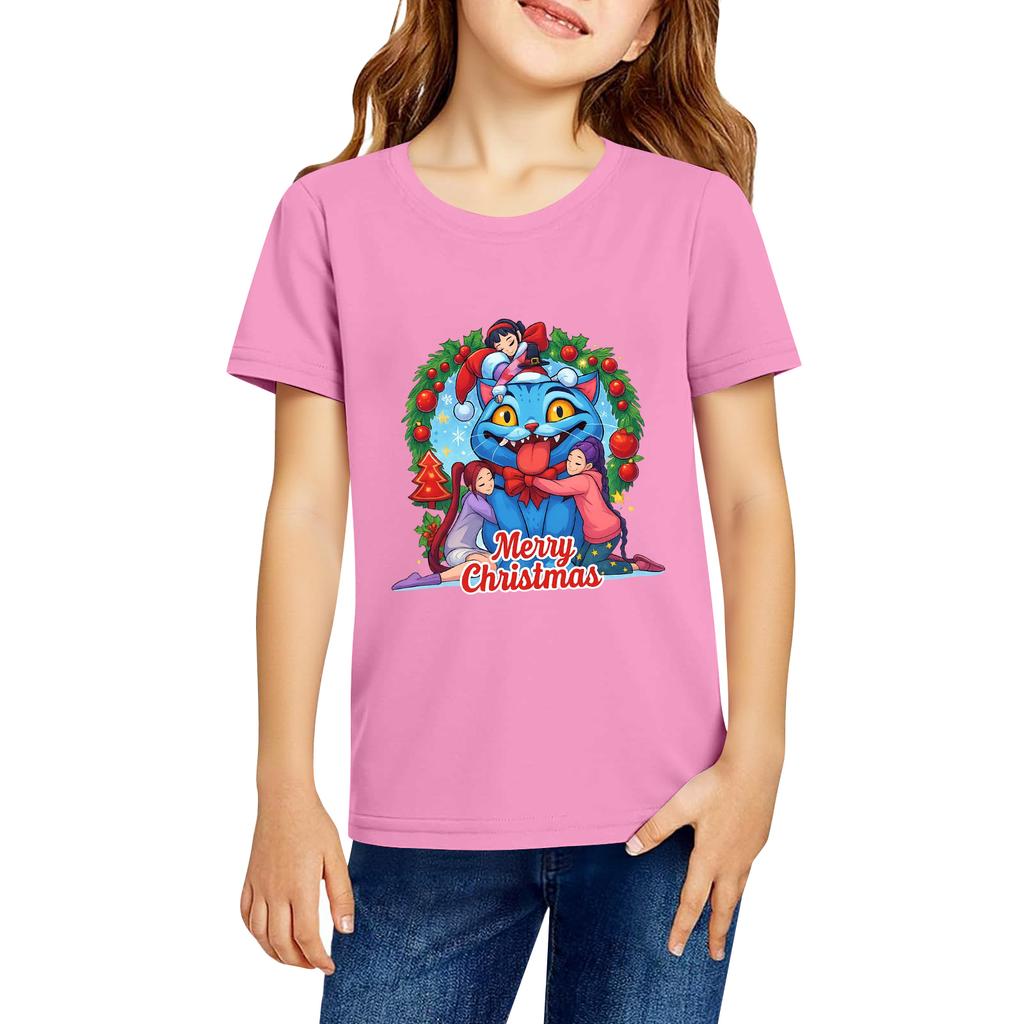 Vêtements de travail à manches courtes et col rond à la mode, hauts imprimés pour enfant, hauts d'été