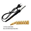 Hot Melt Brass Insert Nut Iron Tip Tool M2 M2.5 M3 M4 M5 M6 M8 Knurled Thread  Insertsnut Plastic 3D Printer Soldering Iron Kit