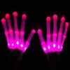 Finger Led Electro Flashing Gloves Light Up Christmas Dance Rave Party Fun